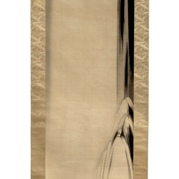 Scroll painting of waterfall